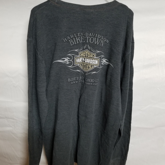 Harley-Davidson Men's Black Long Sleeve Shirt - Picture 3 of 3